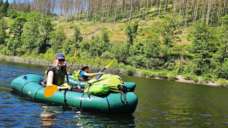 Packrafting Touren auf der Okertalsperre